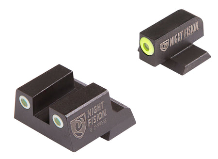 Night Fision CNK026003YGW Canik Tritium Night Sights Green Yellow Front/Green White Rear TP9SFx/TP9SFL