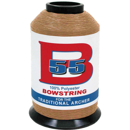 BCY B55 Medium Brown/Tan Bowstring Material 1/4 lb. Polyester