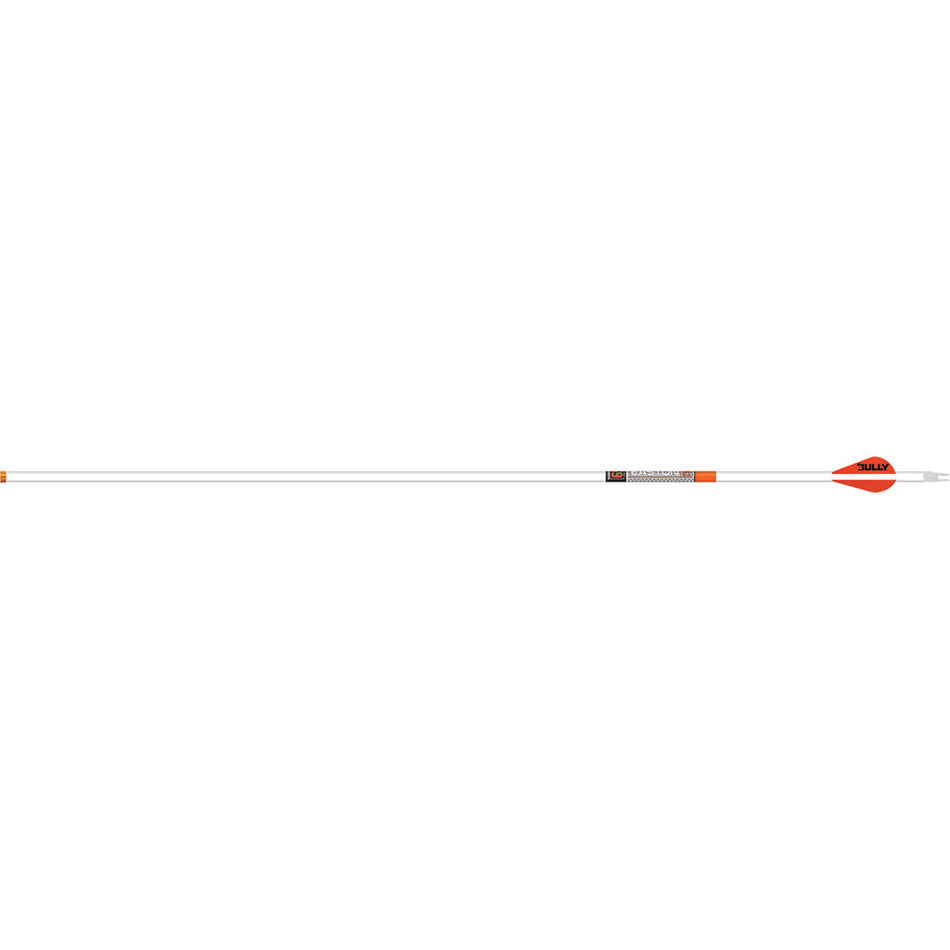 Easton Whiteout 6.5MM 300 Spine 2-Inch Bully Vane Arrow 6PK