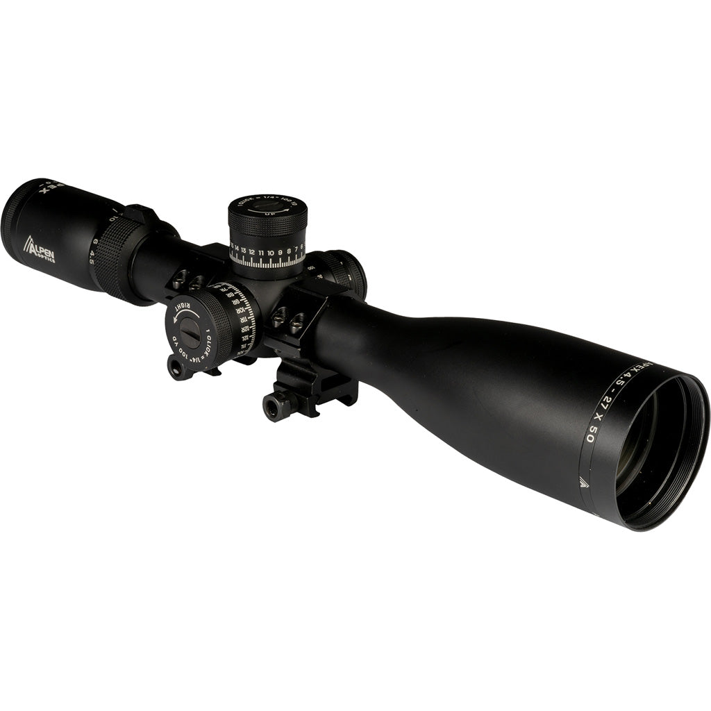 Alpen Apex 4.5-27x50 Rifle Scope 30mm Tube First Focal Plane