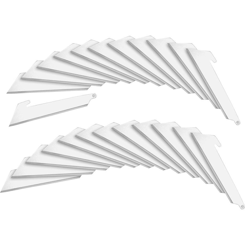 Outdoor Edge RazorSafe Japanese Steel 3" Utility Replacement Blades 24 pk.