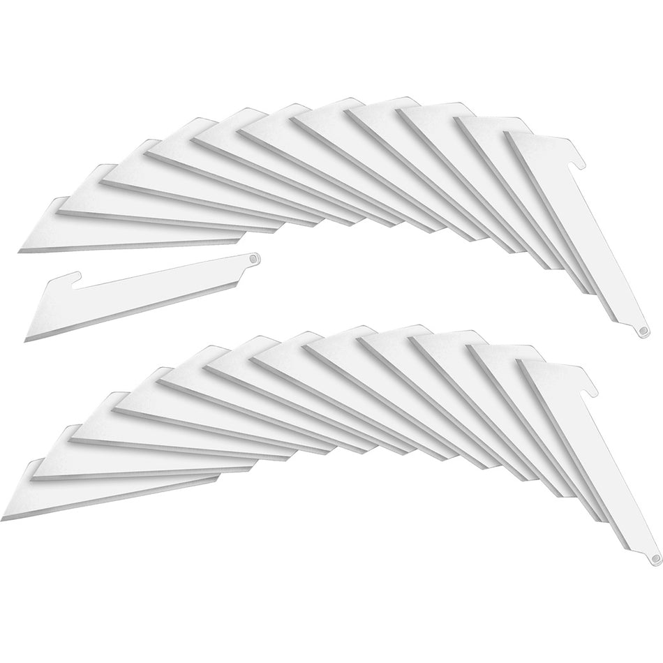Outdoor Edge RazorSafe Japanese Steel 3" Utility Replacement Blades 24 pk.