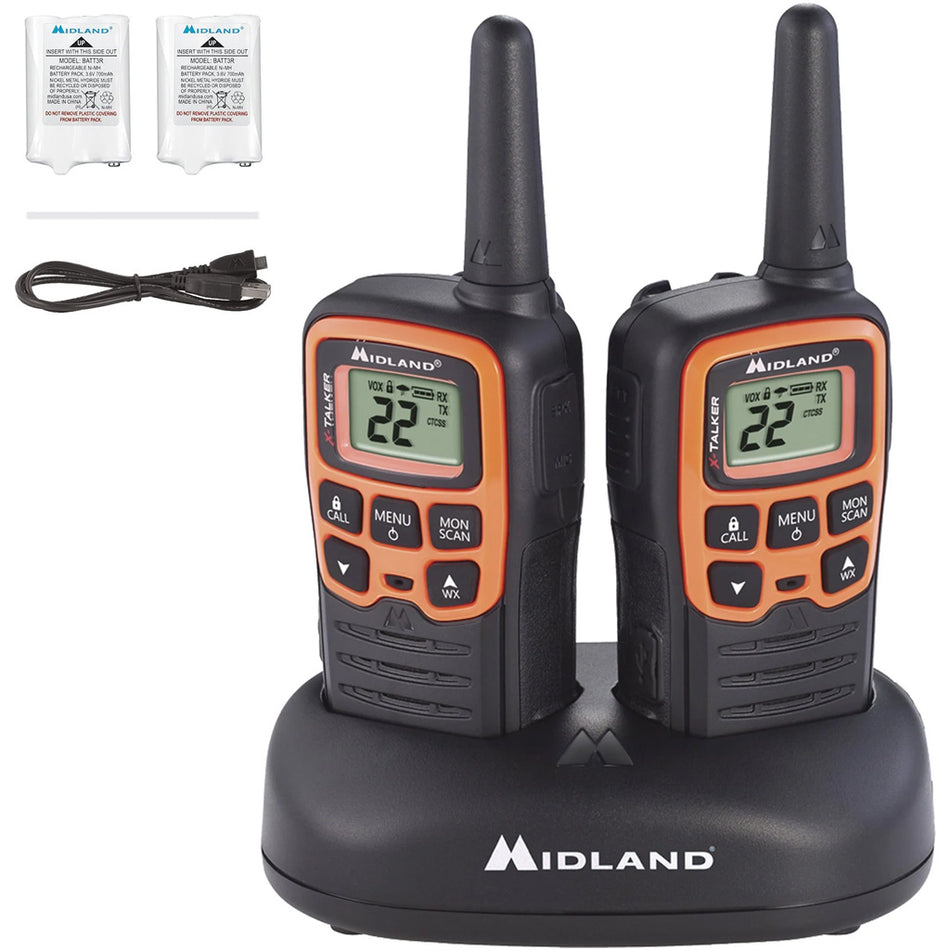 Midland X-Talker T51VP3 Walkie Talkie Set 2 pk.