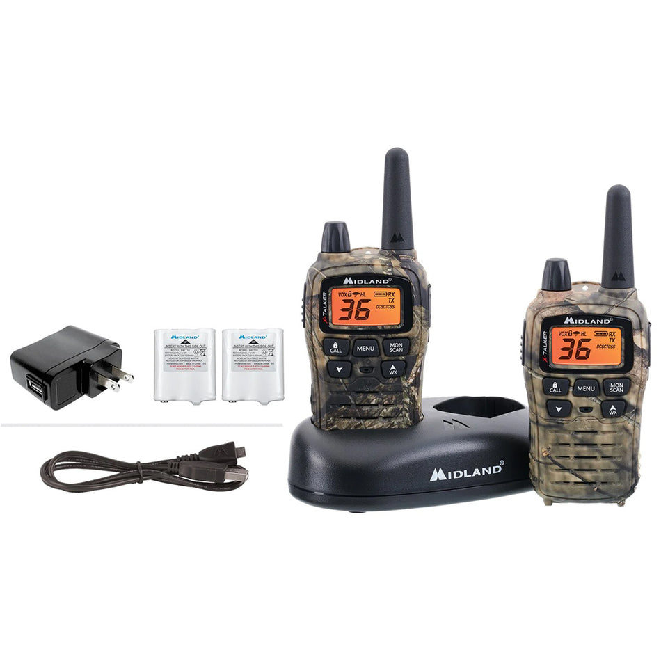 Midland T75VP3 X-Talker Walkie Talkie Mossy Oak 2 pk.