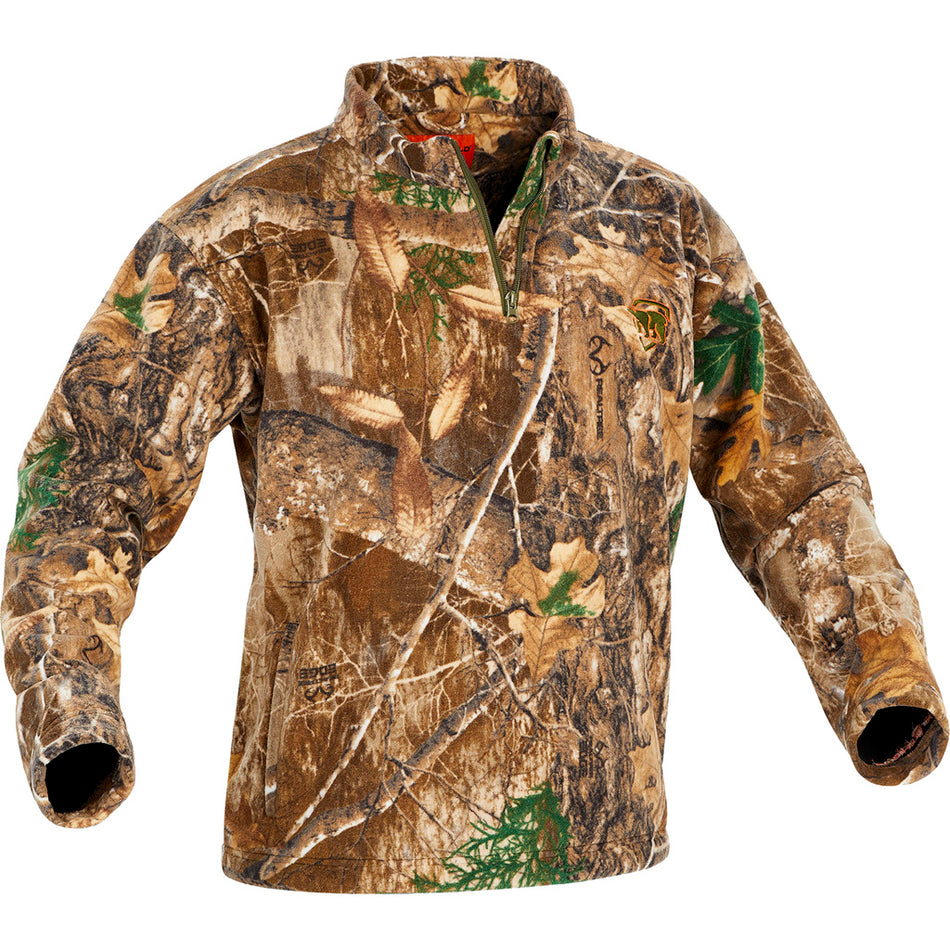 Arctic Shield Heat Echo Retain Active 1/4 Zip Fleece Realtree Edge Medium