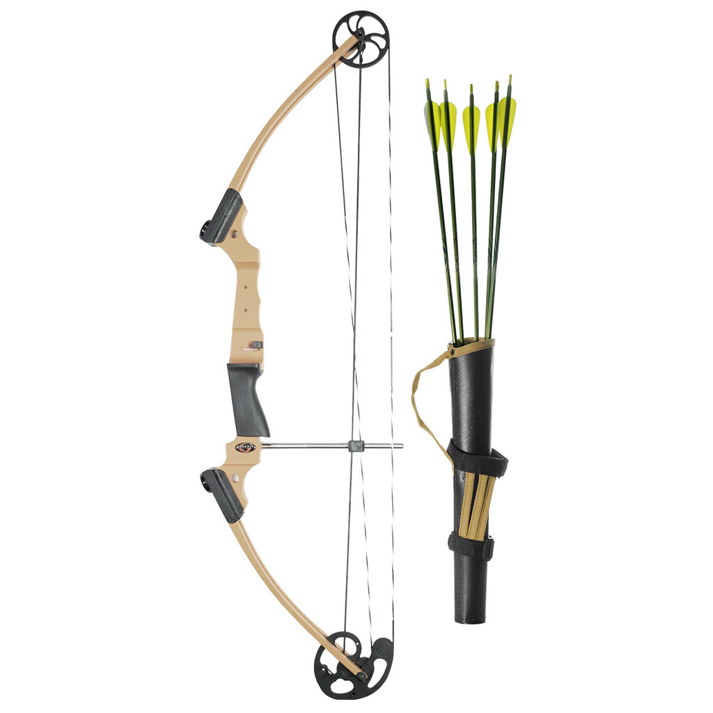 Genesis Archery Bow Kit Sand Right-Hand with Accessories