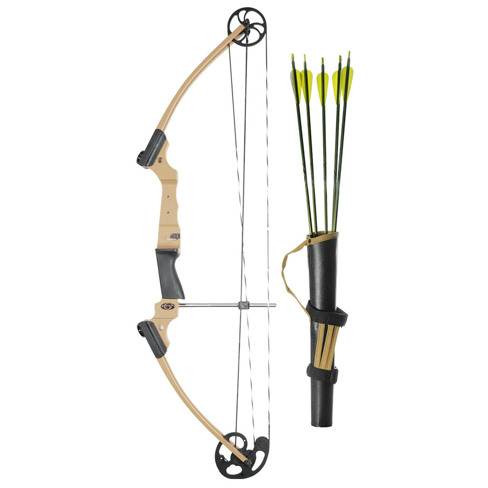 Genesis Archery Bow Kit Sand Right-Hand with Accessories
