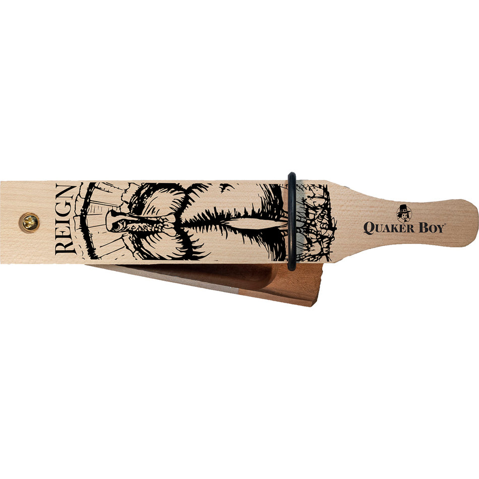 Quaker Boy Reign Box Call - Maple Lid / Cherry Bottom