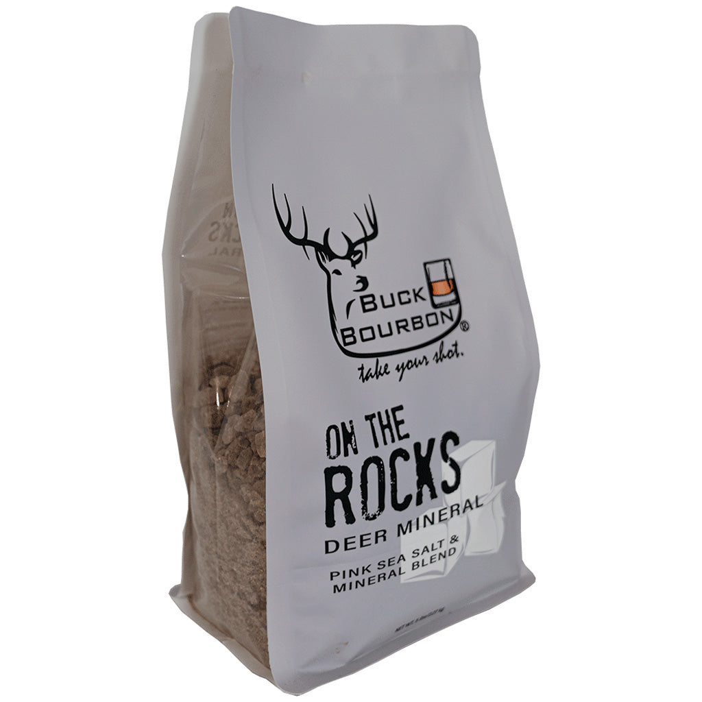 Buck Bourbon On The Rocks Pink Sea Salt Deer Mineral 5 lb