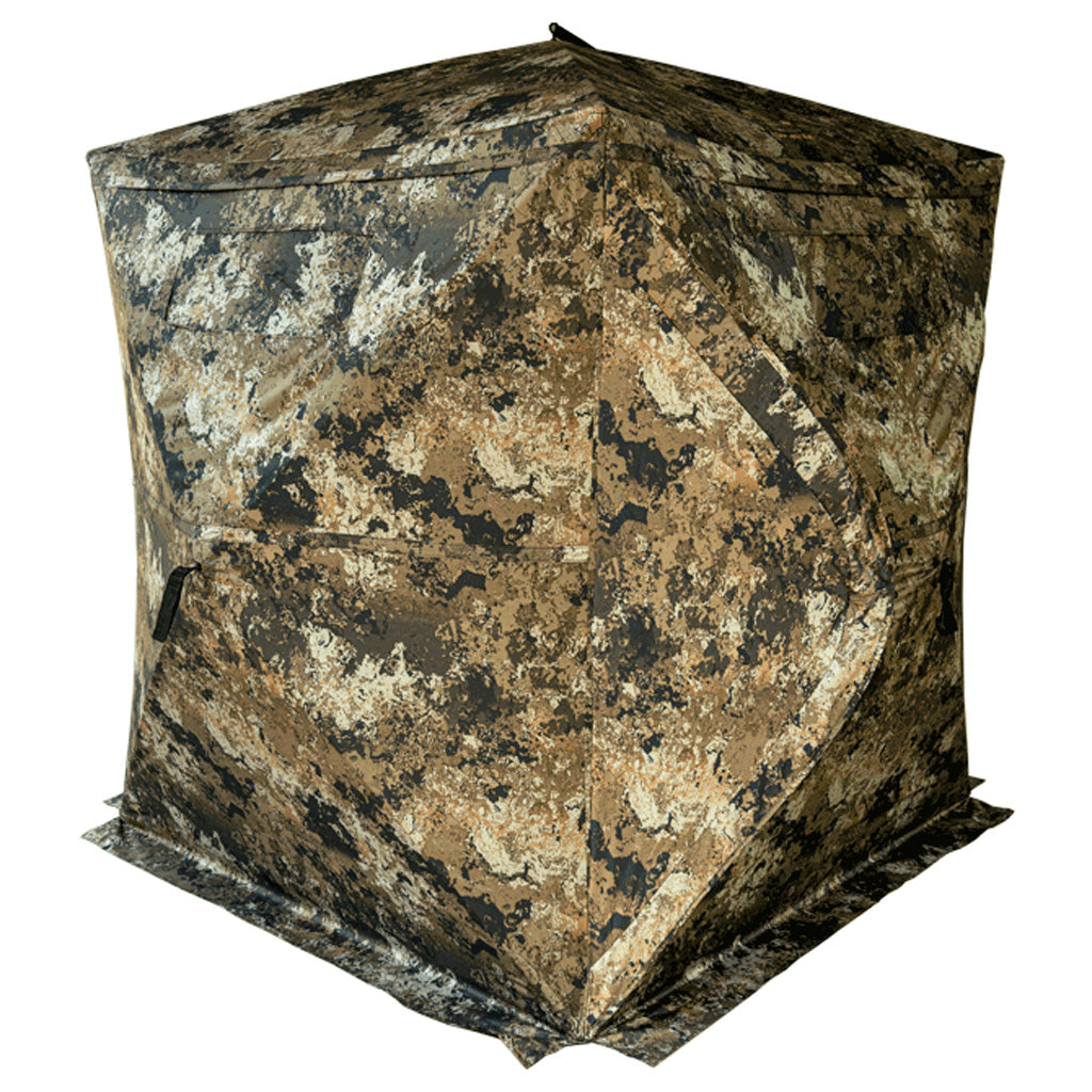 Buck Bourbon Rack House 150+ Four-Sided Hub Ground Blind Veil Wideland