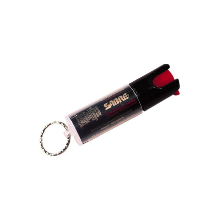 Sabre .54oz Ballistic Stream OC Spray with Key Ring Attachment
