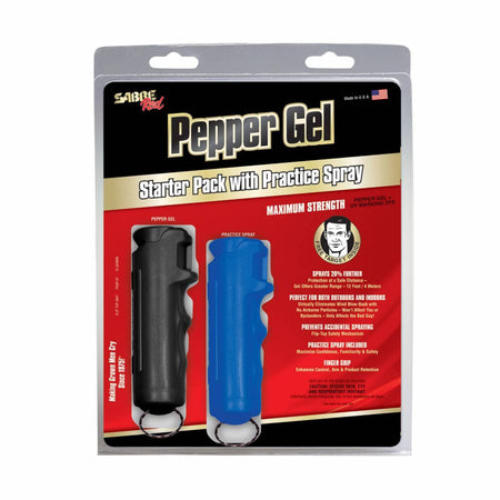 Sabre Red Starter Pack Pepper Gel and Practice Spray Combo