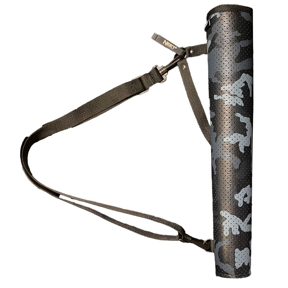 Neet N-610 Blue Camo Perforated Leather Tube Quiver