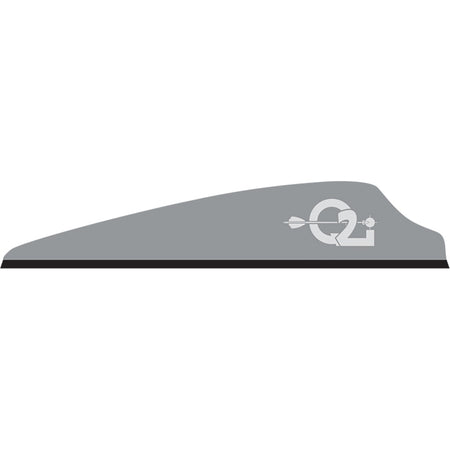 Q2i Fusion X-II Grey Archery Vanes 2.5 in. Pack of 100