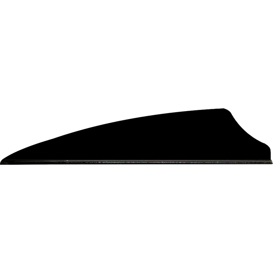 Q2i Fusion X-II Black Archery Vanes 2.5 in. Pack of 100