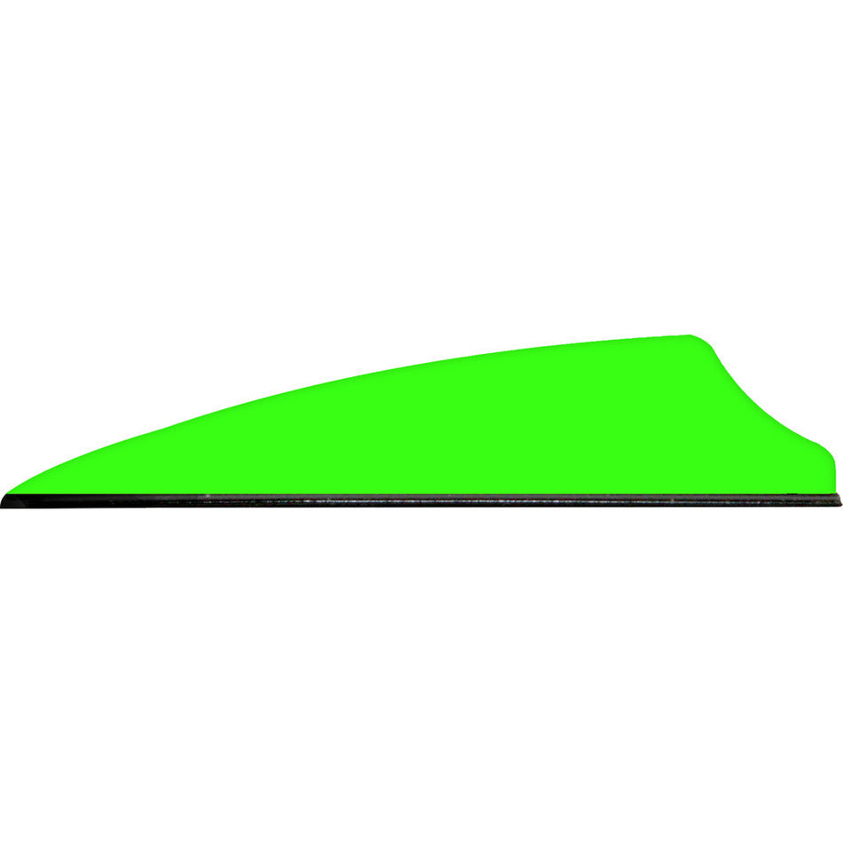 Q2i Fusion X-II Neon Green Archery Vanes 2.5 in. Pack of 100
