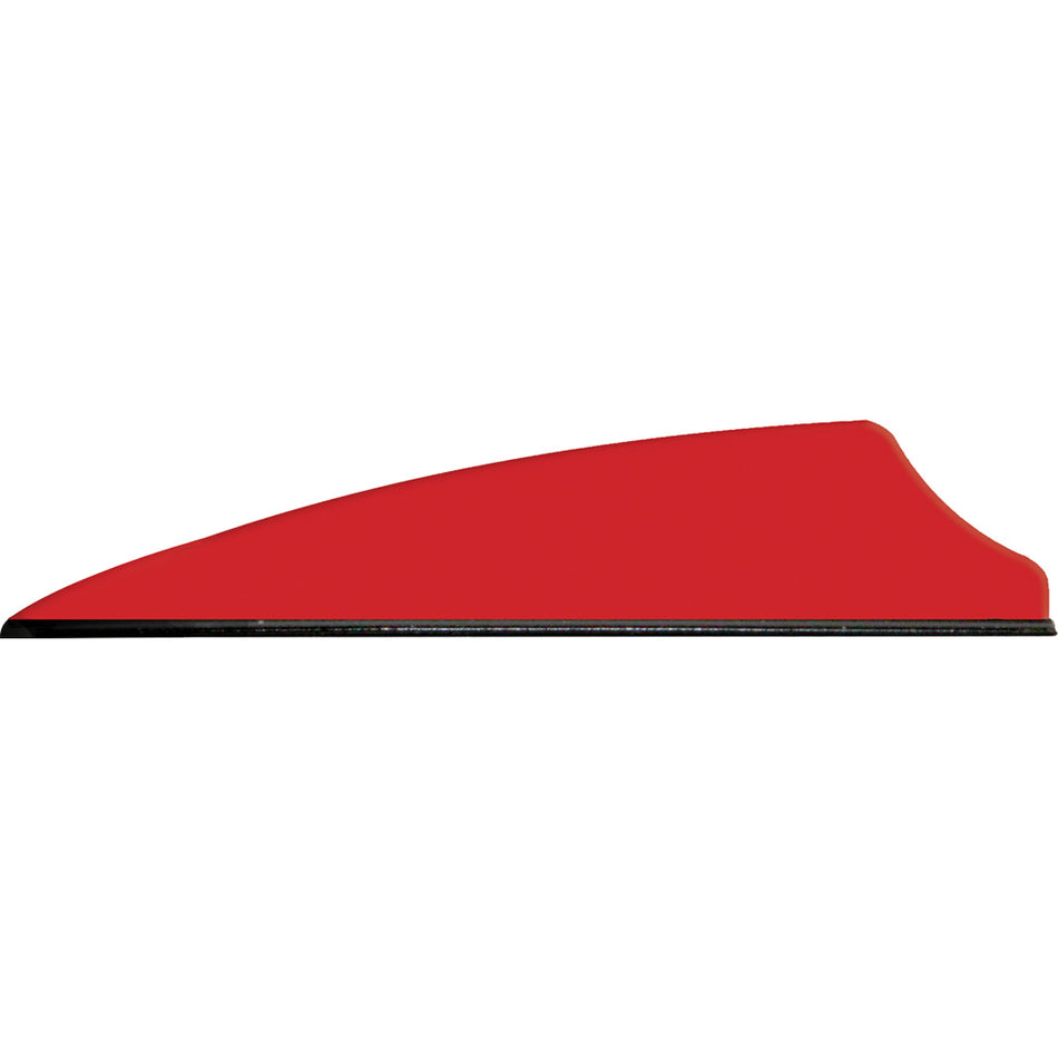 Q2i Fusion X-II Flo Red Archery Vanes 2.5 in. Pack of 100