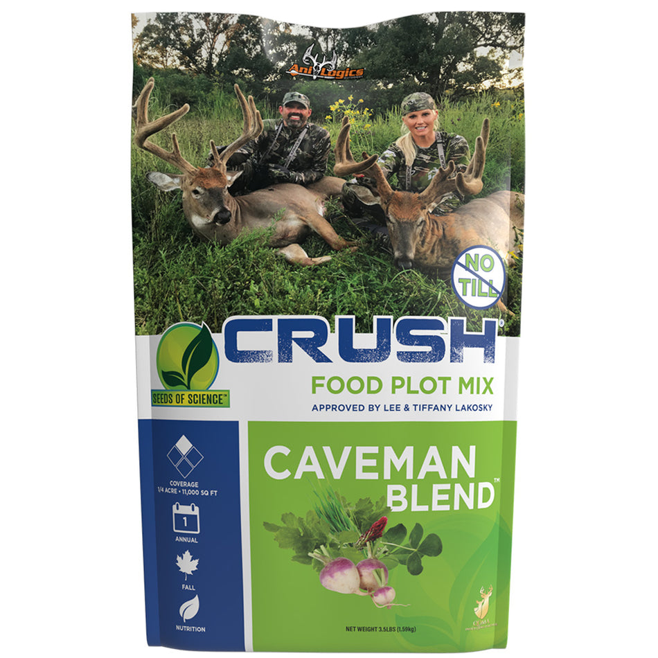 AniLogics CRUSH Caveman No-Till Food Plot Seed 3.5 lb.