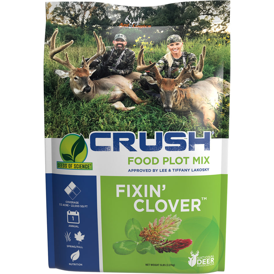 AniLogics CRUSH Fixin Clover Deer Food Plot Seed Mix 5 lb.