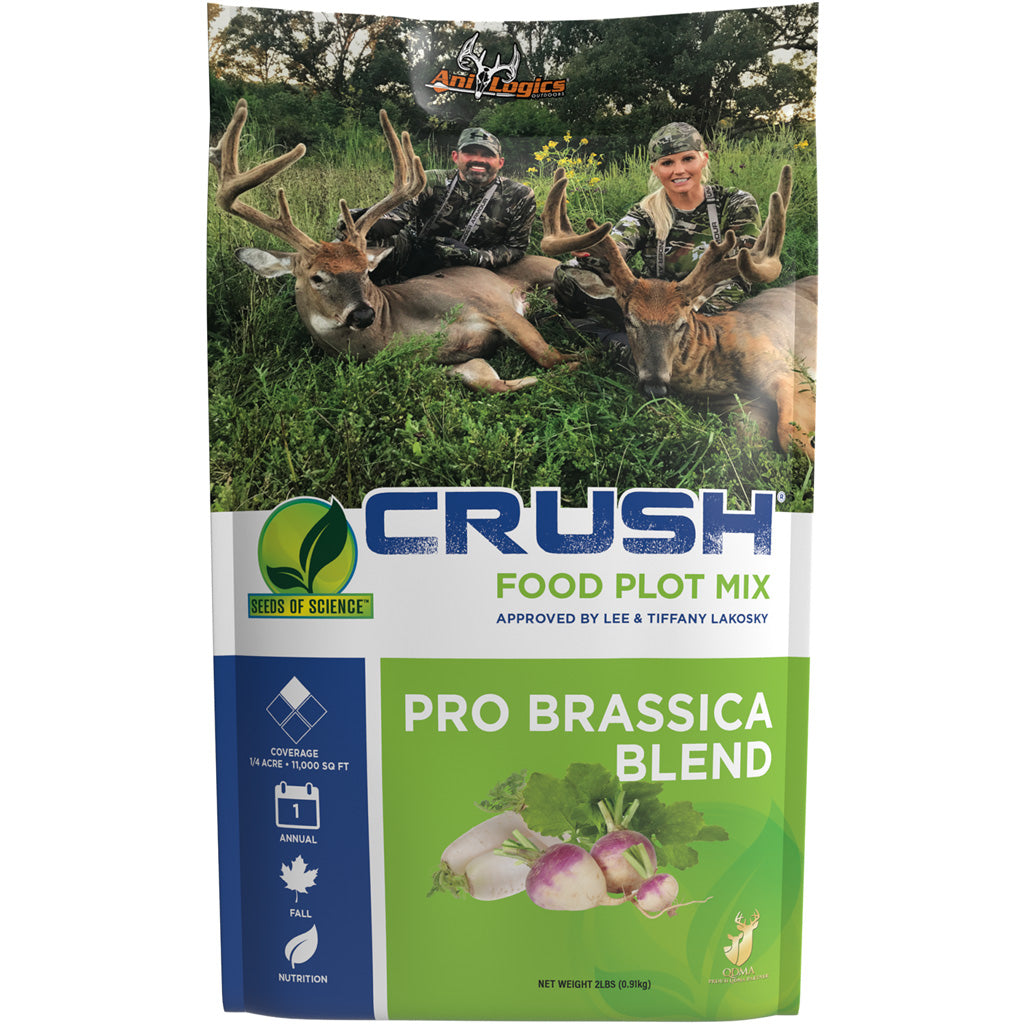AniLogics CRUSH Pro Brassica Food Plot Seed Mix 2 lb.