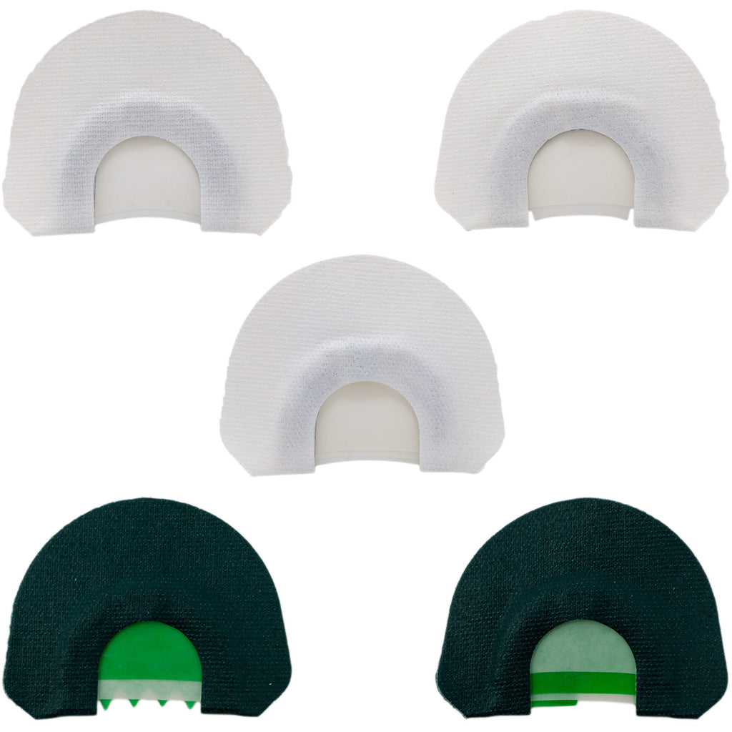 Quaker Boy Fab 5 Diaphragm Turkey Call Combo 5 Pack with Aluminum Frames and Case