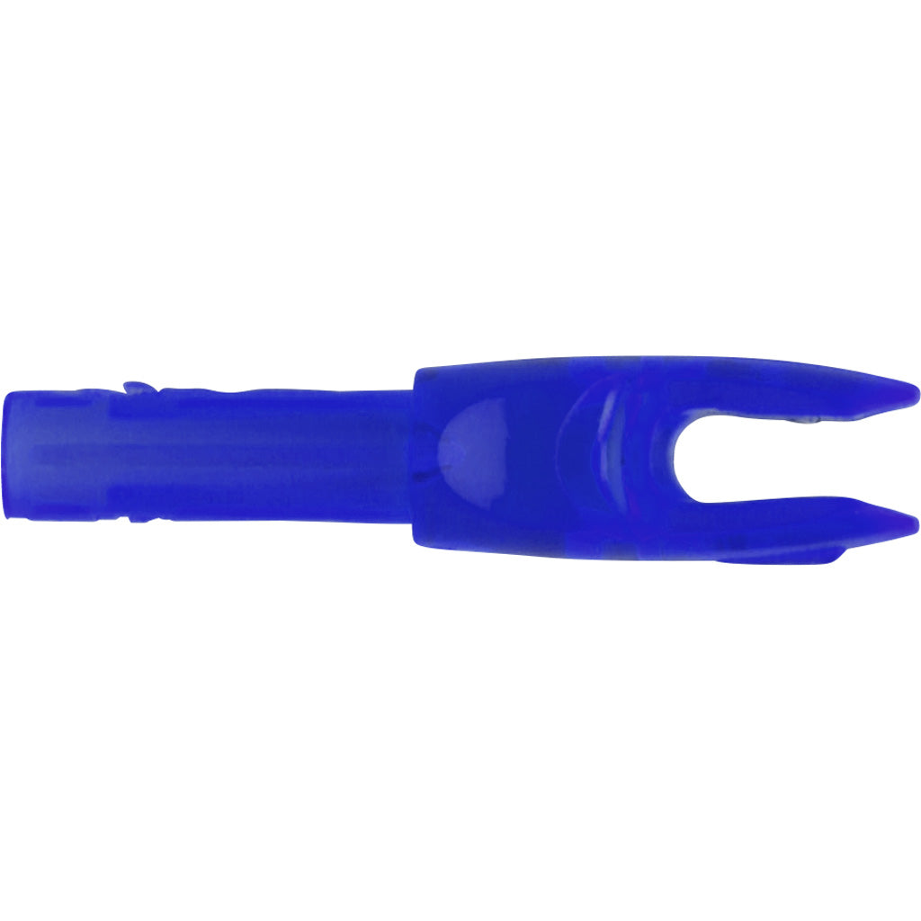 Easton 4mm G Nocks Blue Large Groove 12-Pack for Carbon Arrows