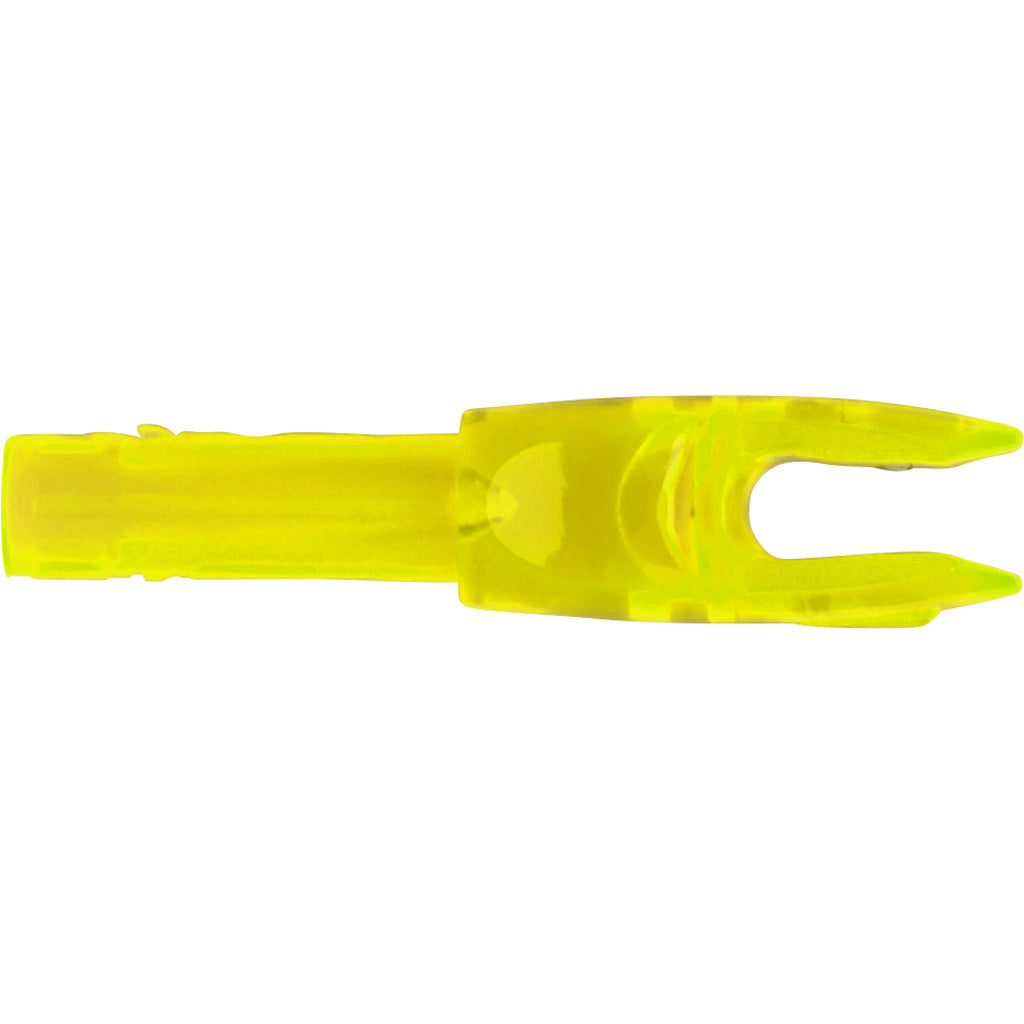 Easton 4mm G Nocks Yellow Large Groove 12-Pack for Carbon Arrows