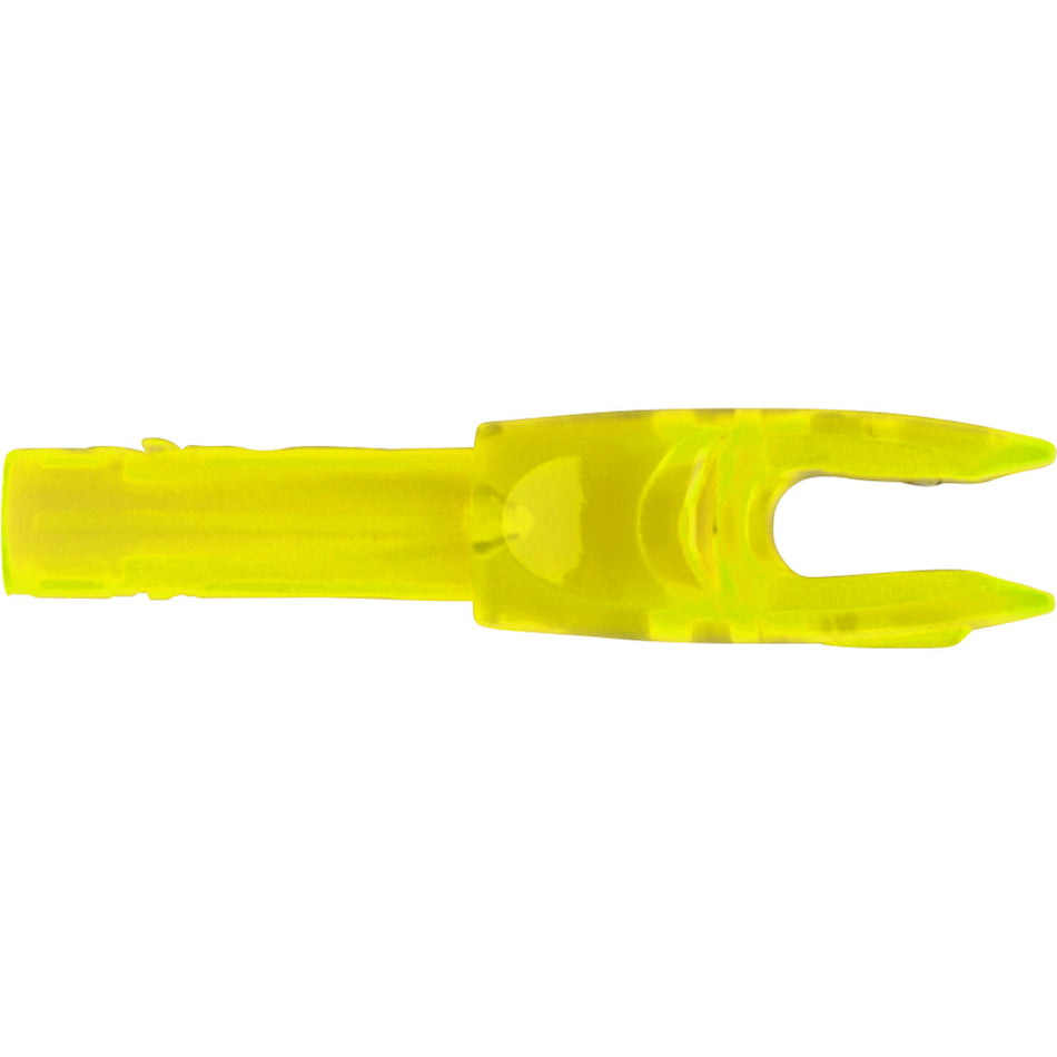 Easton 4mm G Nocks Yellow Large Groove 12-Pack for Carbon Arrows