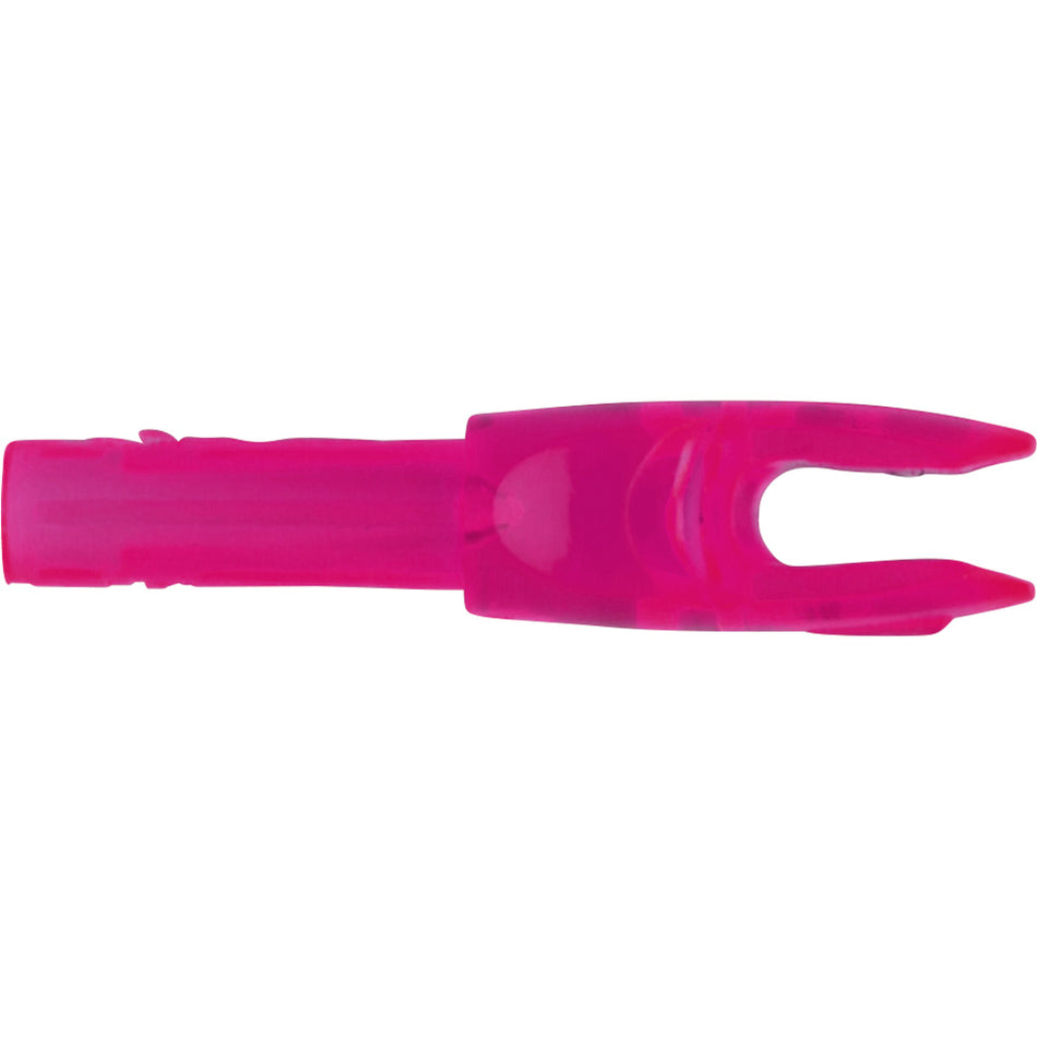 Easton 4mm G Nocks Pink Large Groove 12-Pack for Carbon Arrows