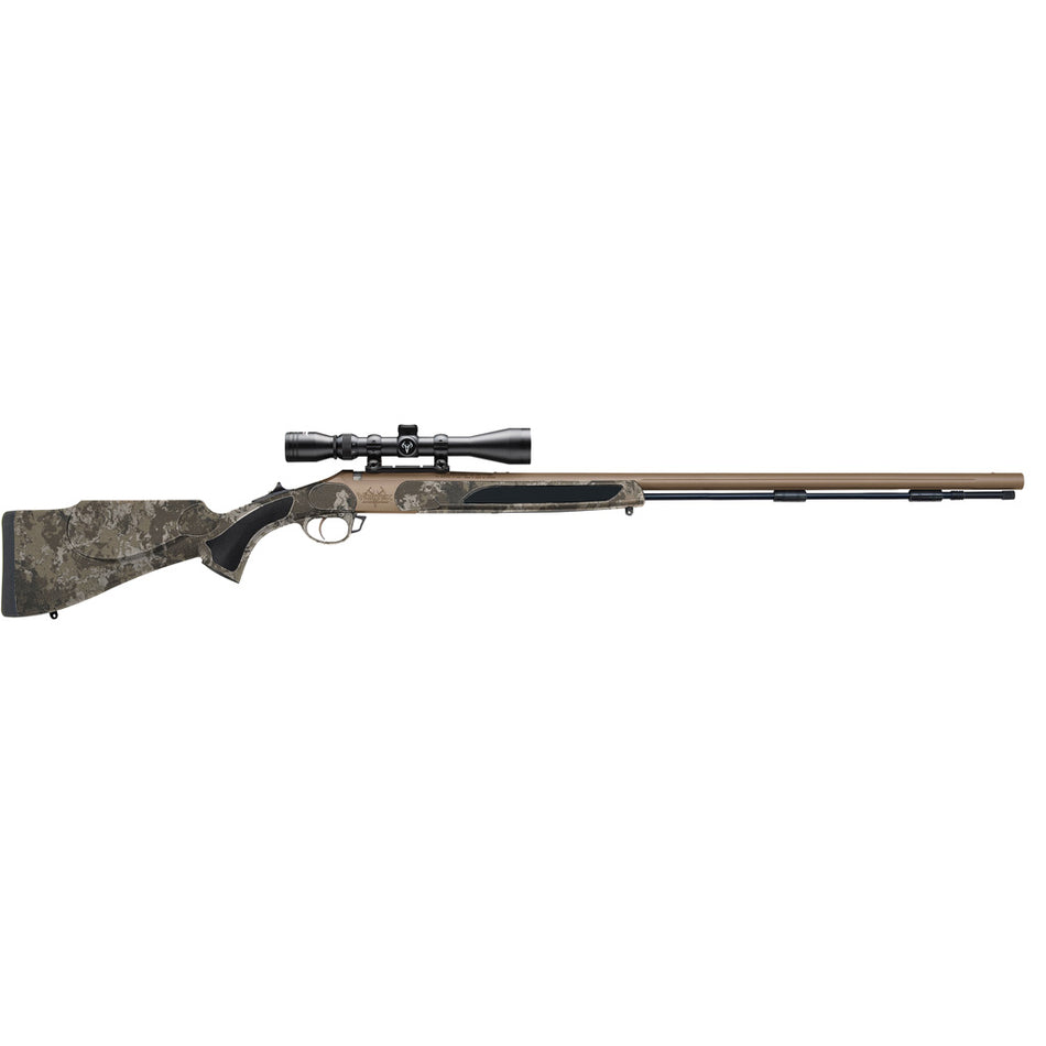 Traditions Vortek StrikerFire .50 Caliber 28 in. Burnt Bronze Veil Wideland Muzzleloader Package