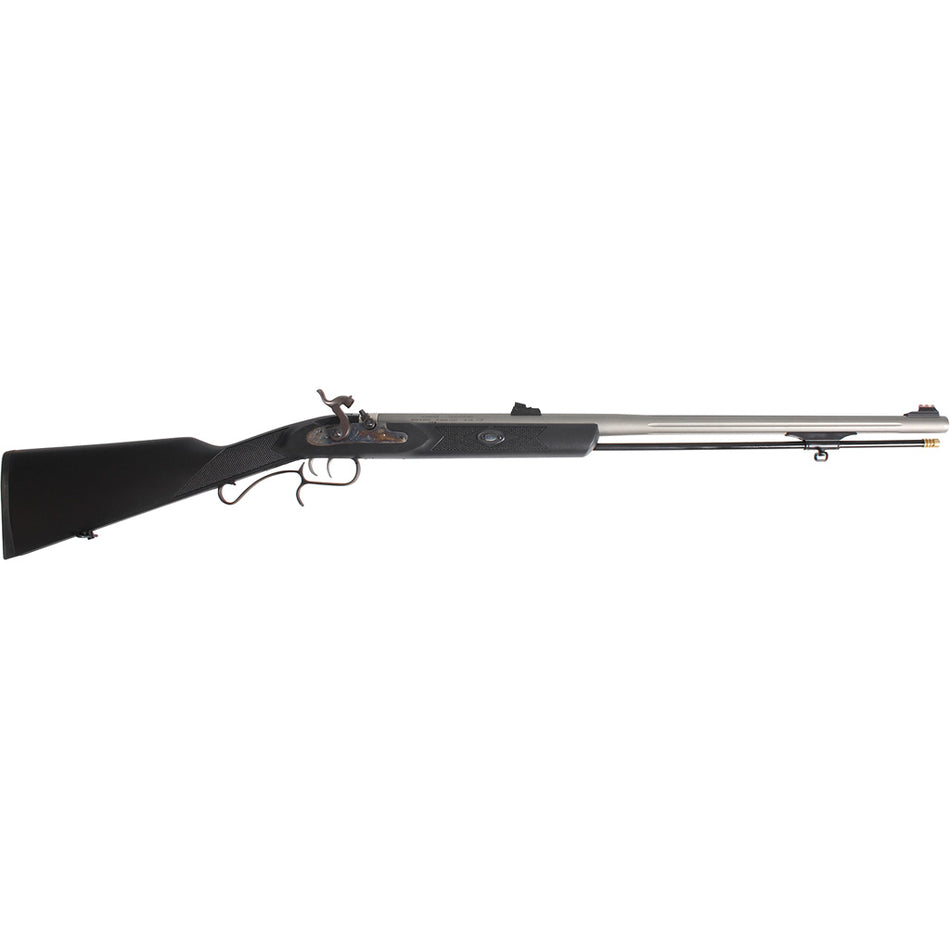 Traditions ShedHorn .50 Caliber 24 in. Fluted Cerakote Barrel Synthetic Black Muzzleloader