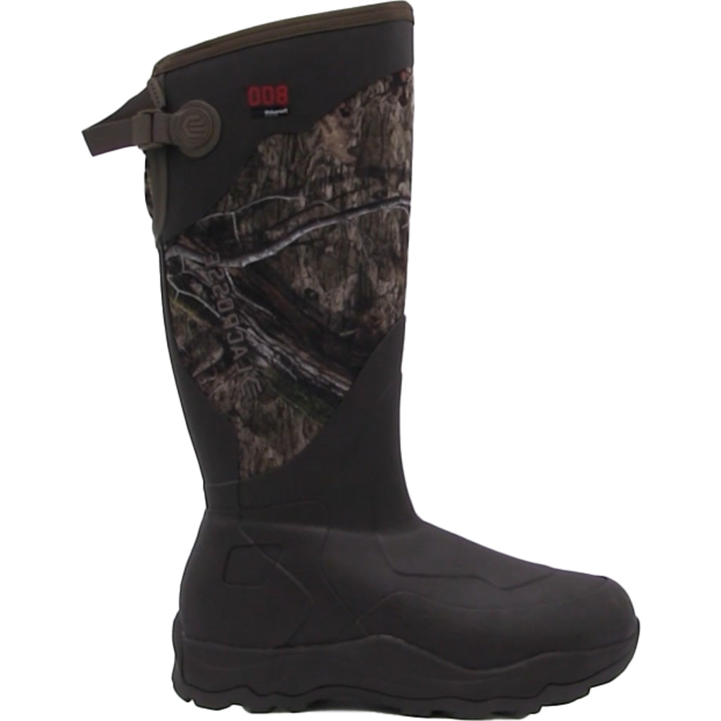 LaCrosse Alpha Agility Waterproof Boots Mossy Oak DNA 800G, Size 13