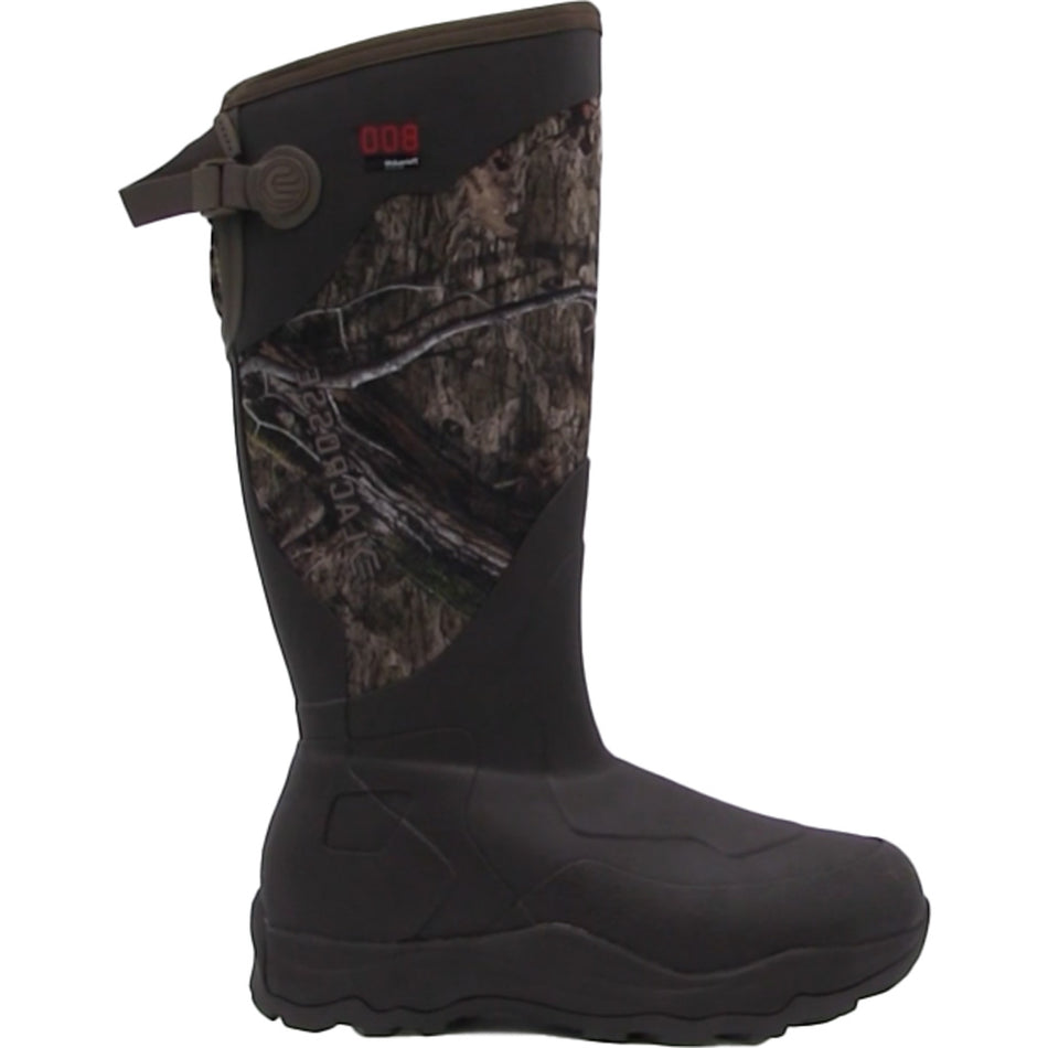 LaCrosse Alpha Agility Waterproof Boots Mossy Oak DNA 800G, Size 13