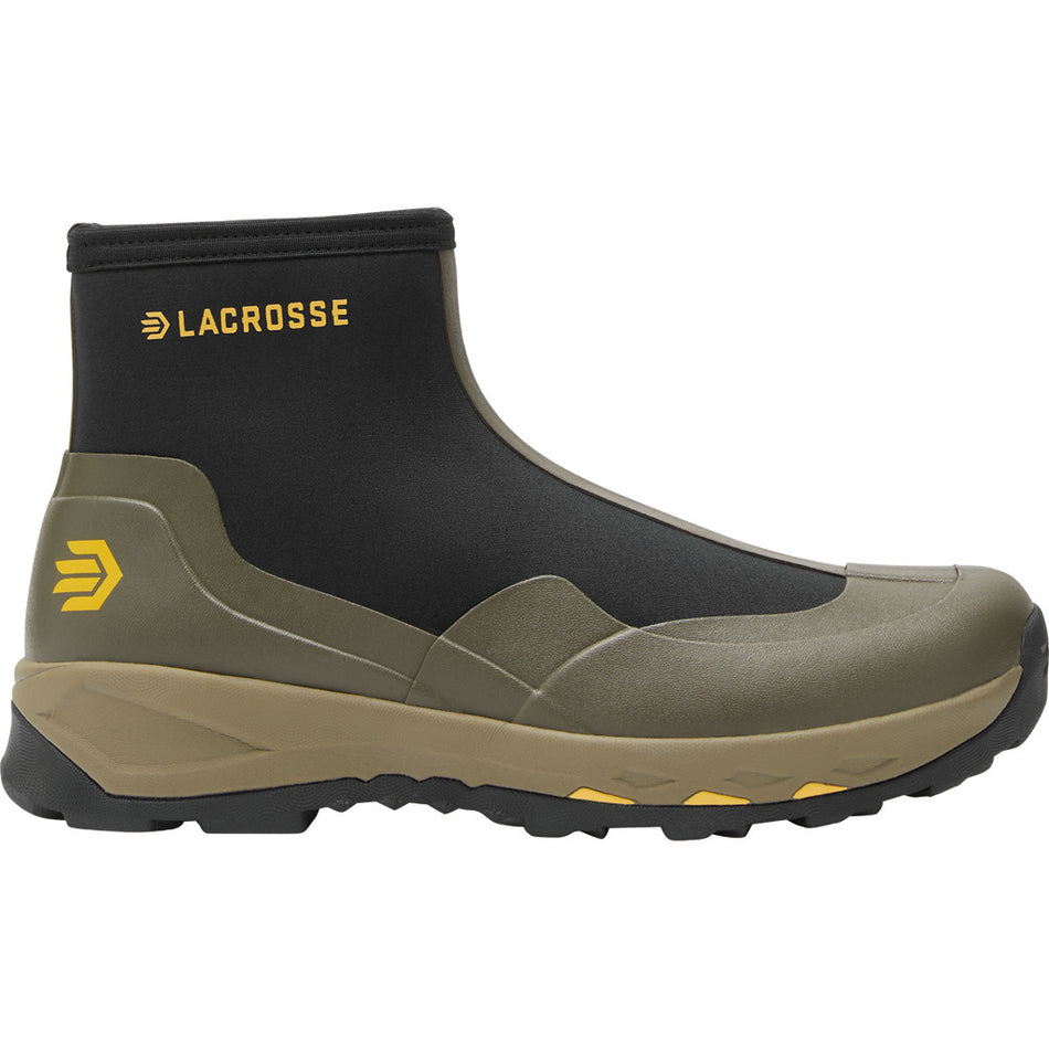 LaCrosse AlphaTerra 6 in. Waterproof Rubber Boots Stone, Size 9