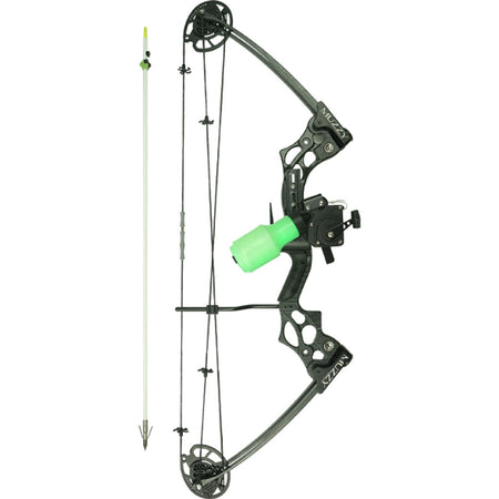 Muzzy V2 RH Bowfishing Bow Bottle Reel Kit Package