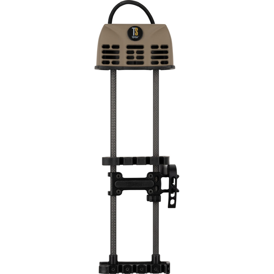 TightSpot Rise Bow Quiver RH Saddle Tan Compact Quick Detach