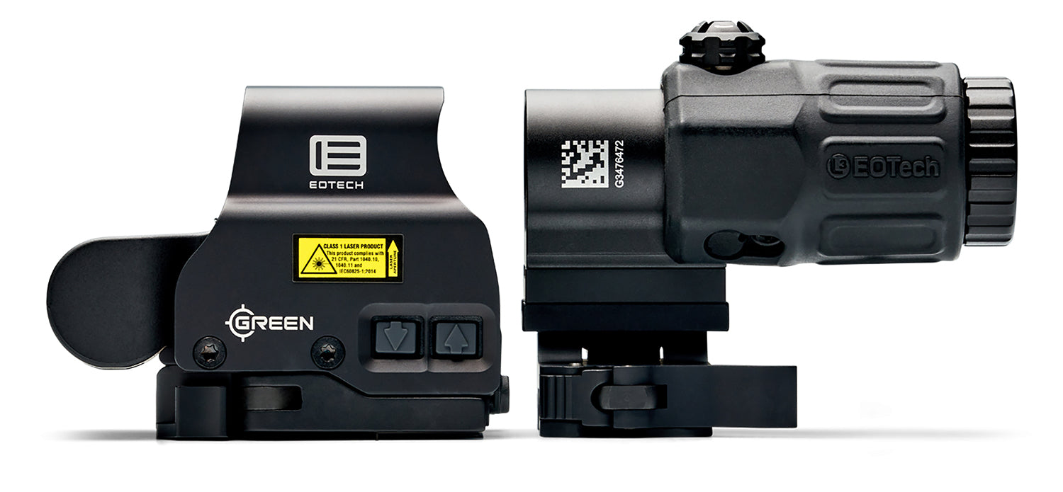 Eotech HHSGRN Holographic Hybrid Sight Green EXPS with G33 3x Magnifier Matte Black
