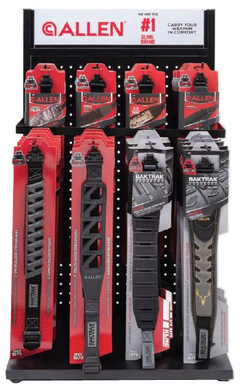 Allen SLING-KIT48 Assorted Rifle Sling Display Set, 48 Pieces