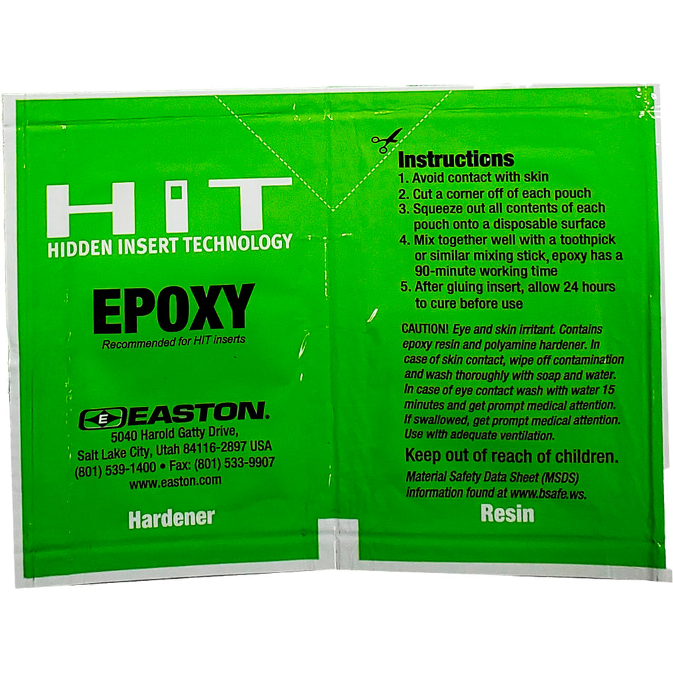 Easton HIT Arrow Insert Epoxy Adhesive Pouch 3 pk.