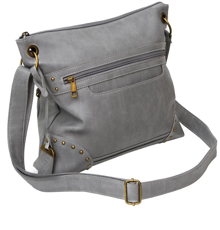 Bulldog Concealed Carry Crossbody Style Purse & Holster, Grey
