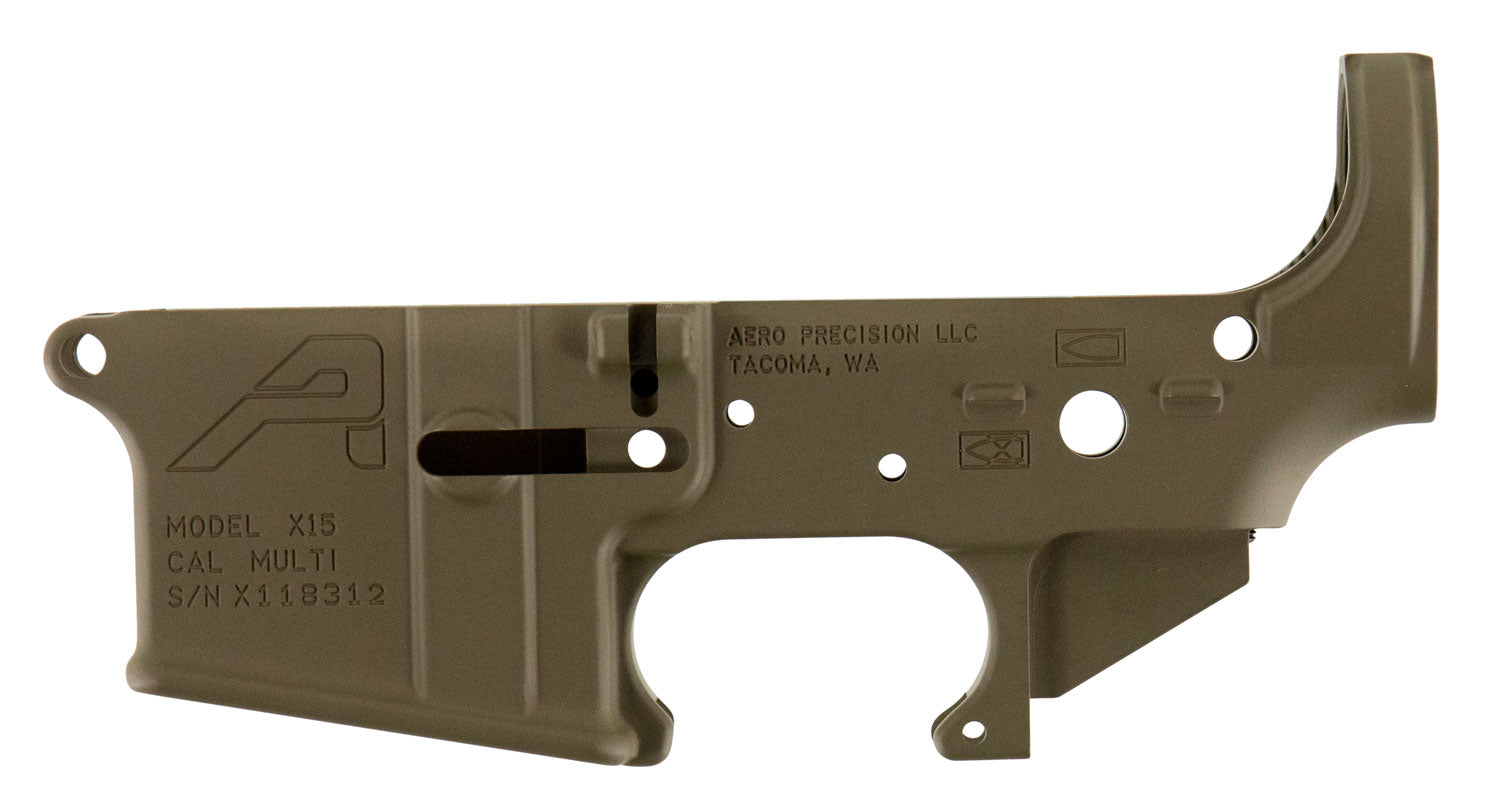 Aero Precision APAR501302C Gen 2 AR-15 Multi-Caliber Receiver - FDE Cerakote