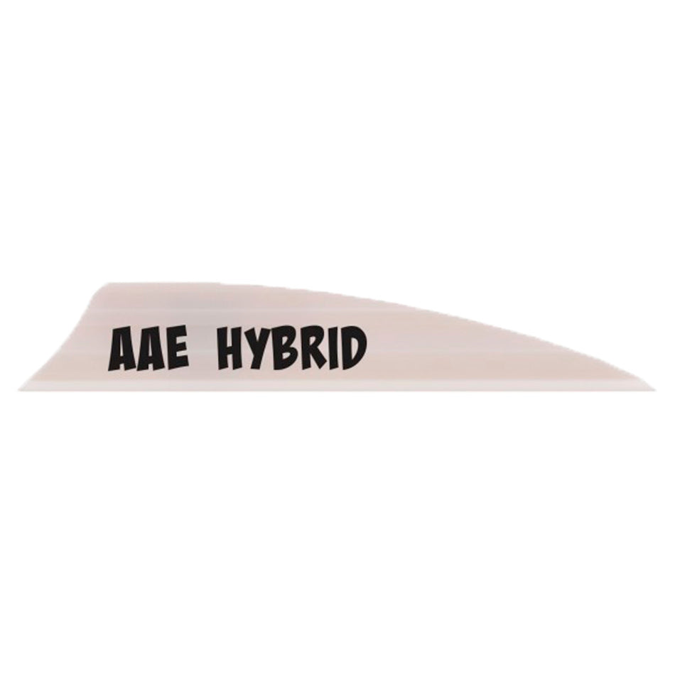 AAE Hybrid 2.0 Shield Cut Fletching Vanes Gray Pack of 50