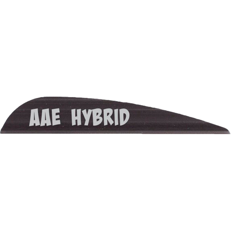 AAE Hybrid 23 Plastifletch Vanes Black Pack of 50