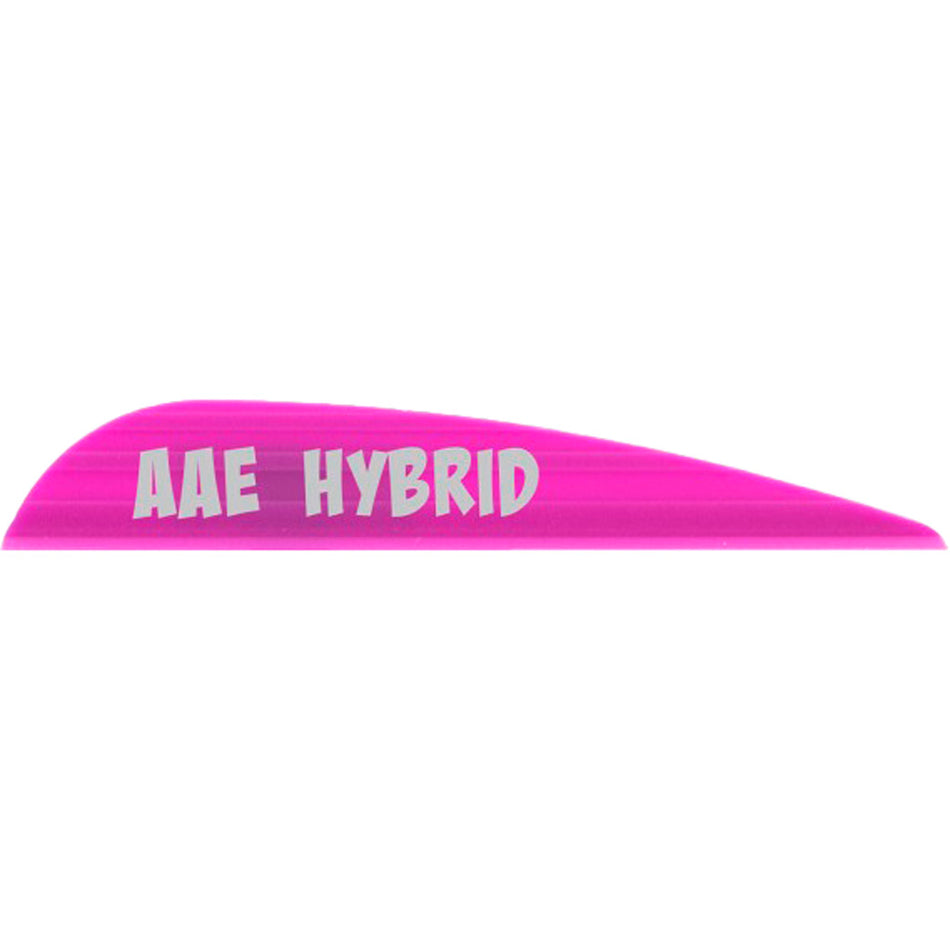 AAE Hybrid 23 Plastifletch Vanes Purple Pack of 50