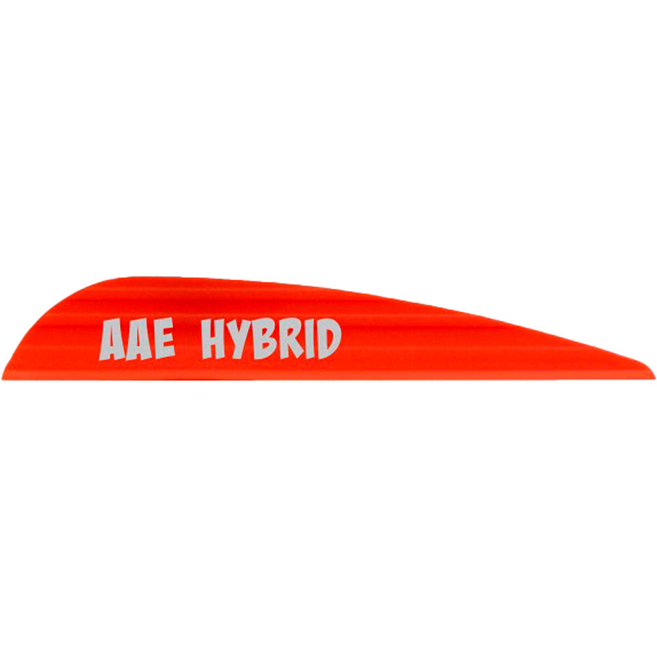 AAE Hybrid 23 Plastifletch Vanes Red Pack of 50