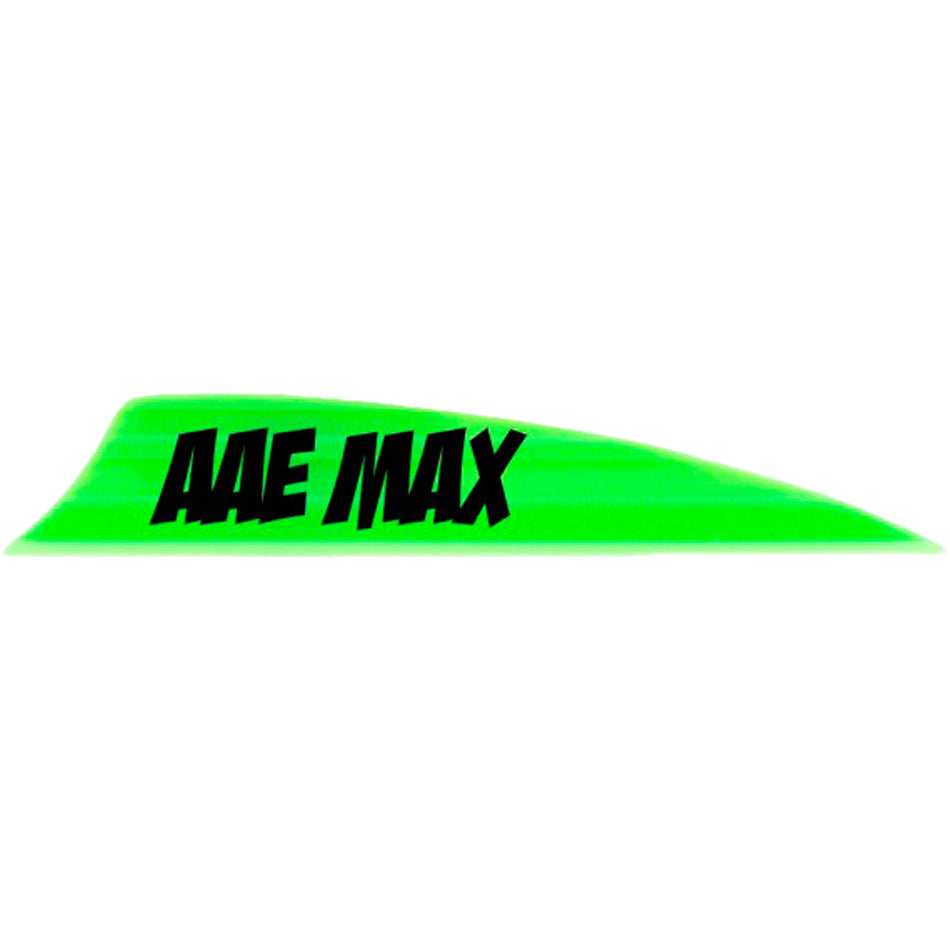 AAE Max 2.0 Shield Cut Vanes Bright Green Pack of 50