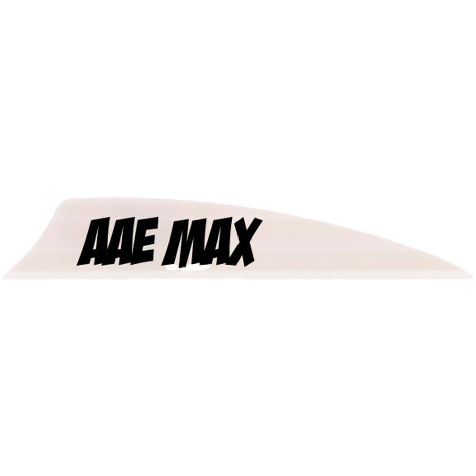 AAE Max 2.0 Shield Cut Vanes White 50-Pack Archery Fletching