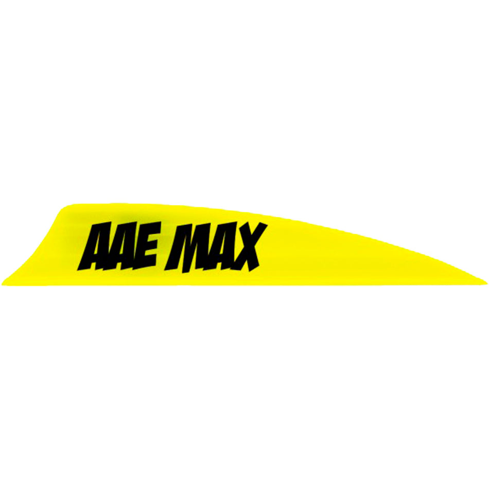 AAE Max 2.0 Shield Cut Vanes Yellow 50-Pack Archery Fletching
