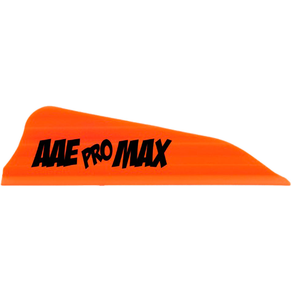 AAE Pro Max Vanes Fire Orange 50-Pack Archery Fletching