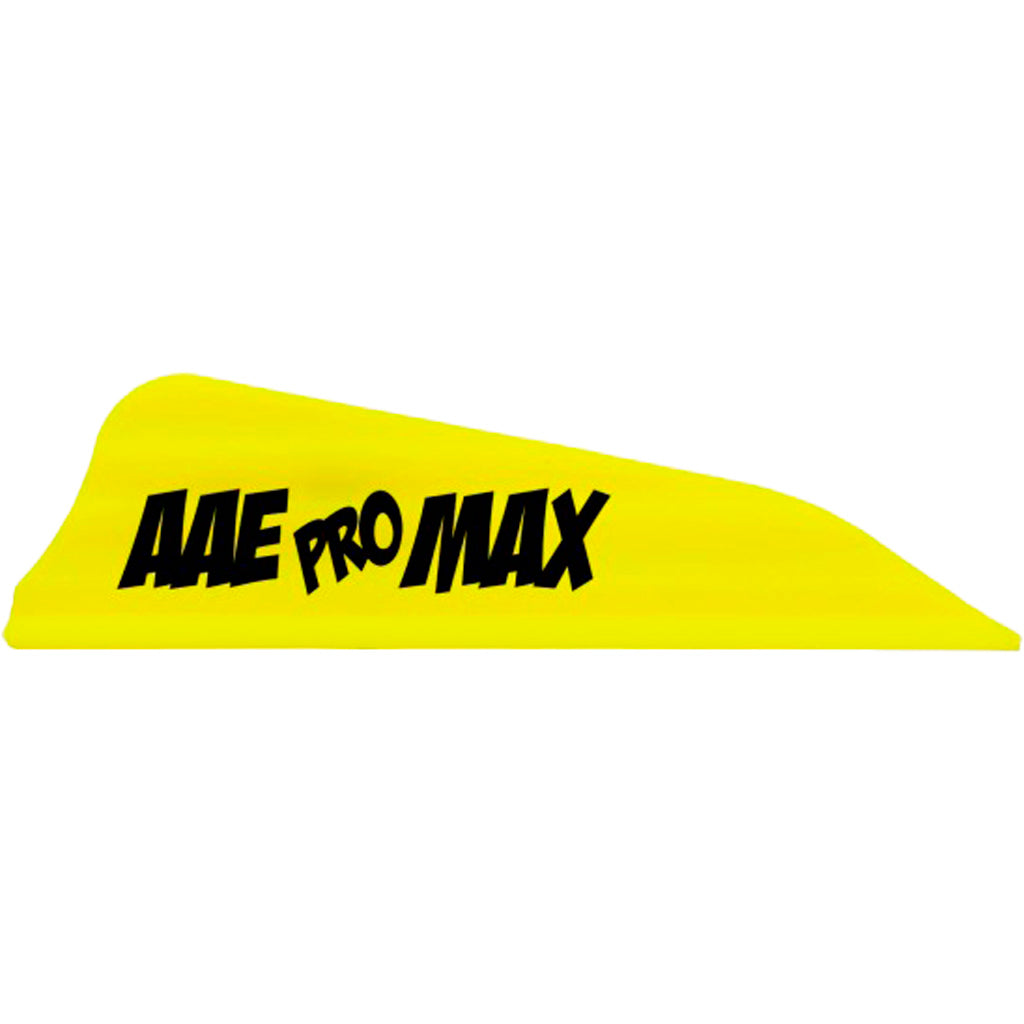AAE Pro Max Vanes Yellow 50-Pack Archery Fletching